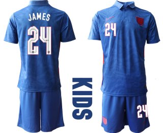 2021 European Cup England away Youth 24 soccer jerseys