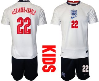 2021 European Cup England home Youth 22 soccer jerseys