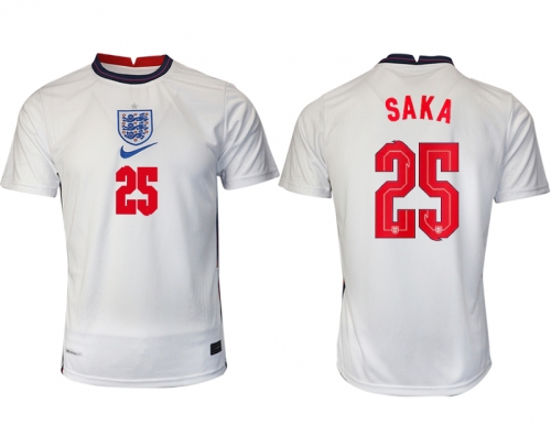 Men 2021 Europe England home AAA version 25 soccer jerseys