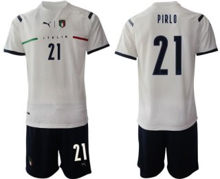 Men 2020-2021 European Cup Italy away white 21 Soccer Jerseys