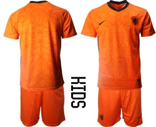 2021 European Cup Netherlands home Youth blank soccer jerseys