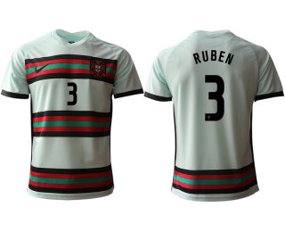 Men 2021 Europe Portugal away AAA version 3 soccer jerseys