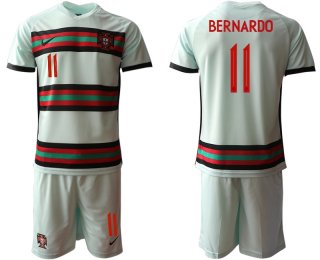 Men 2021 European Cup Portugal away grey 11 Soccer Jersey1