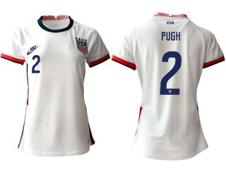 Women 2020-2021 Season National Team America home aaa 2 white Soccer Jerseys1