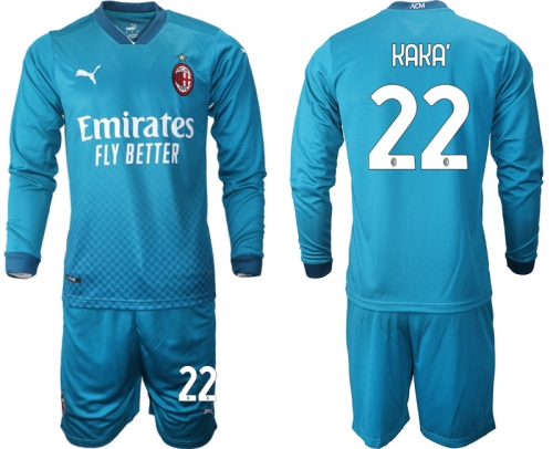 2021 Men AC milan away long sleeve 22. soccer jerseys