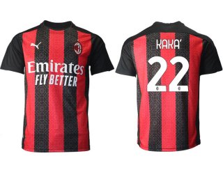 Men 2020-2021 club AC milan home aaa version 22 red Soccer Jerseys