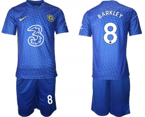 Men 2021-2022 Club Chelsea FC home blue 8 Nike Soccer Jersey