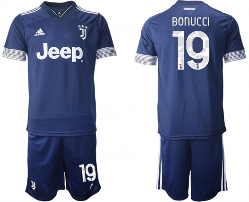 Men 2020-2021 club Juventus away 19 blue Soccer Jerseys