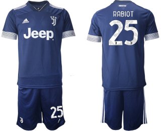 Men 2020-2021 club Juventus away 25 blue Soccer Jerseys