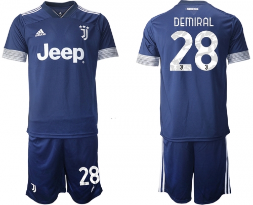 Men 2020-2021 club Juventus away 28 blue Soccer Jerseys