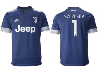 Men 2020-2021 club Juventus away aaa version 1 blue Soccer Jerseys