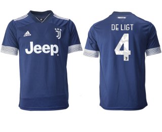 Men 2020-2021 club Juventus away aaa version 4 blue Soccer Jerseys