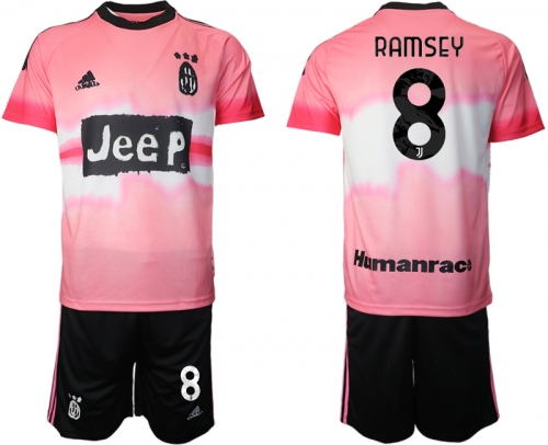 Men 2021 Juventus adidas Human Race 8 soccer jerseys