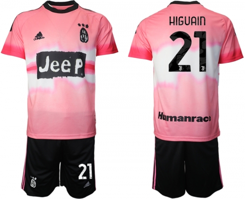 Men 2021 Juventus adidas Human Race 21 soccer jerseys