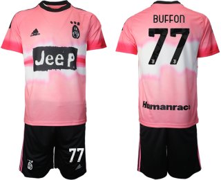 Men 2021 Juventus adidas Human Race 77 soccer jerseys