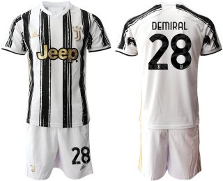 Men 2020-2021 club Juventus home 28 white black Soccer Jerseys