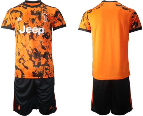 Men 2020-2021 club Juventus Second away blank orange Soccer Jerseys