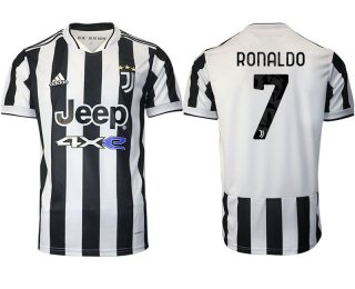 Men 2021-2022 Club Juventus home aaa version white 7 Adidas Soccer Jersey