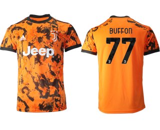 Men 2020-2021 club Juventus Second away aaa version 77 orange Soccer Jerseys