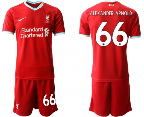 Men 2020-2021 club Liverpool home 66 red Soccer Jerseys