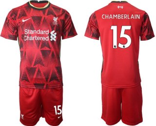 Men 2021-2022 Club Liverpool home red 15 Nike Soccer Jersey