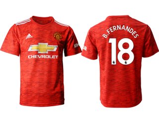 Men 2020-2021 club Manchester United home aaa version 18 red Soccer Jerseys