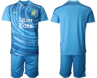 Men 2021 Olympique de Marseille away soccer jerseys