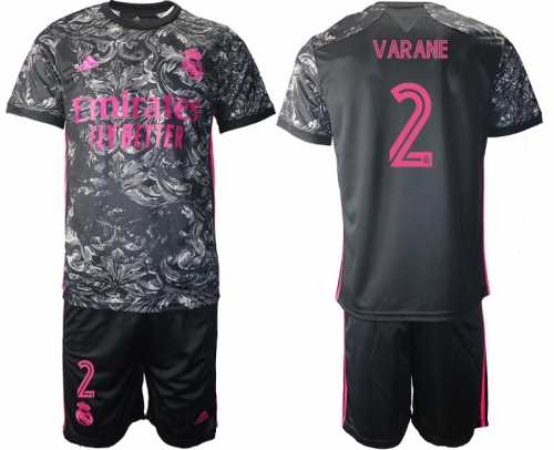 2021 Men Real Madrid away 2 soccer jerseys