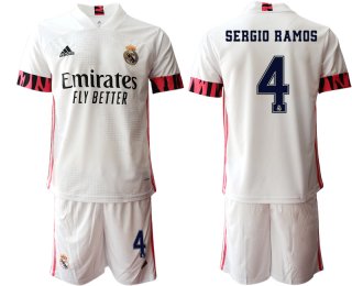 Men 2020-2021 club Real Madrid home 4 white Soccer Jerseys1