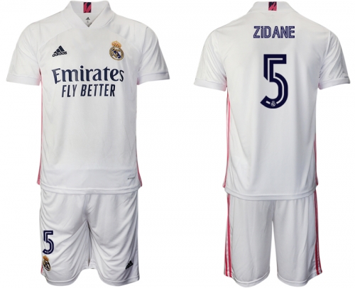 Men 2020-2021 club Real Madrid home 5 white Soccer Jerseys1