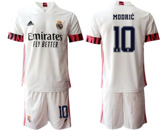 Men 2020-2021 club Real Madrid home 10 white Soccer Jerseys1