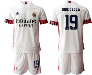 Men 2020-2021 club Real Madrid home 19 white Soccer Jerseys1