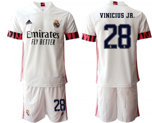 Men 2020-2021 club Real Madrid home 28 white Soccer Jerseys1