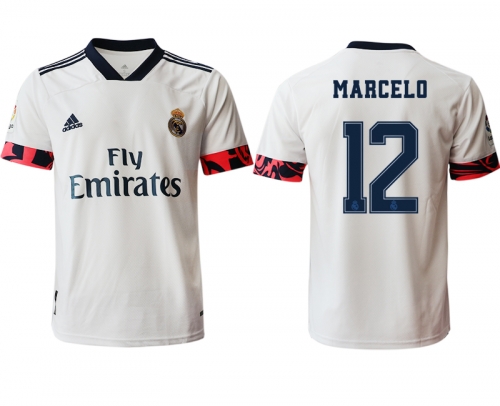 Men 2020-2021 club Real Madrid home aaa version 12 white Soccer Jerseys2