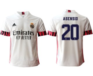 Men 2020-2021 club Real Madrid home aaa version 20 white Soccer Jerseys1