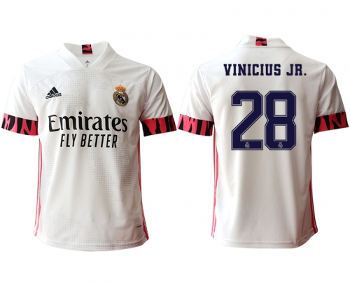 Men 2020-2021 club Real Madrid home aaa version 28 white Soccer Jerseys1