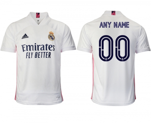 Men 2020-2021 club Real Madrid home aaa version customized white Soccer Jersey