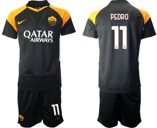 Men 2020-2021 club Rome away 11 black Soccer Jerseys