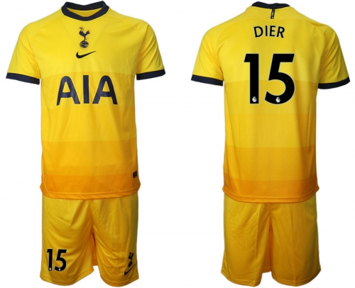 Men 2021 Tottenham Hotspur away 15 soccer jerseys