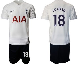 Men 2021-2022 Club Tottenham home white 18 Nike Soccer Jersey