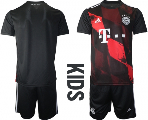 2021 Bayern Munich away youth soccer jerseys