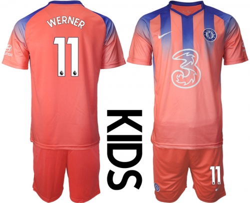 2021 Chelsea FC away Youth 11 soccer jerseys