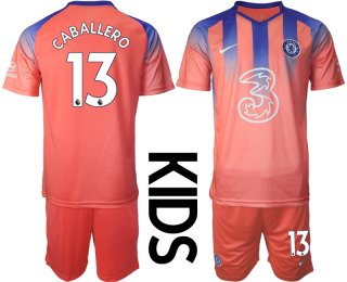 2021 Chelsea FC away Youth 13 soccer jerseys