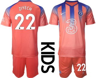 2021 Chelsea FC away Youth 22 soccer jerseys