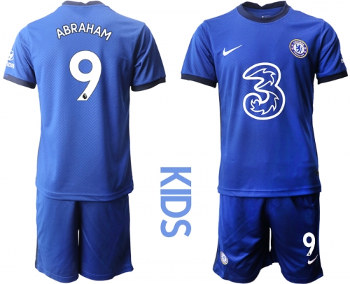 Youth 2020-2021 club Chelsea home 9 blue Soccer Jerseys