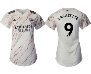 Arsenal away aaa version womens 9 soccer 2021 jerseys