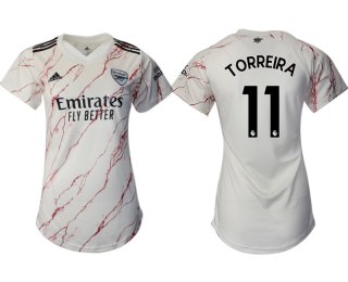 Arsenal away aaa version womens 11 soccer 2021 jerseys