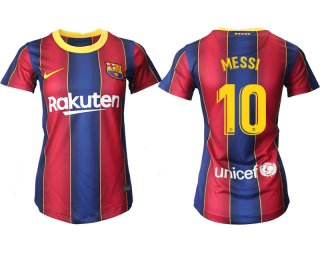 Women 2020-2021 Barcelona home aaa version 10 red Soccer Jerseys1