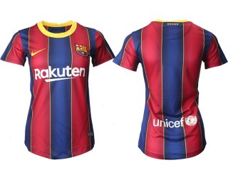 Women 2020-2021 Barcelona home aaa version blank red Soccer Jerseys