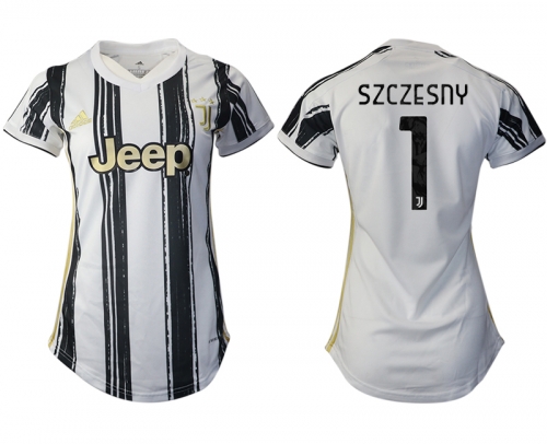 Women 2020-2021 Juventus home aaa version 1 white Soccer Jerseys